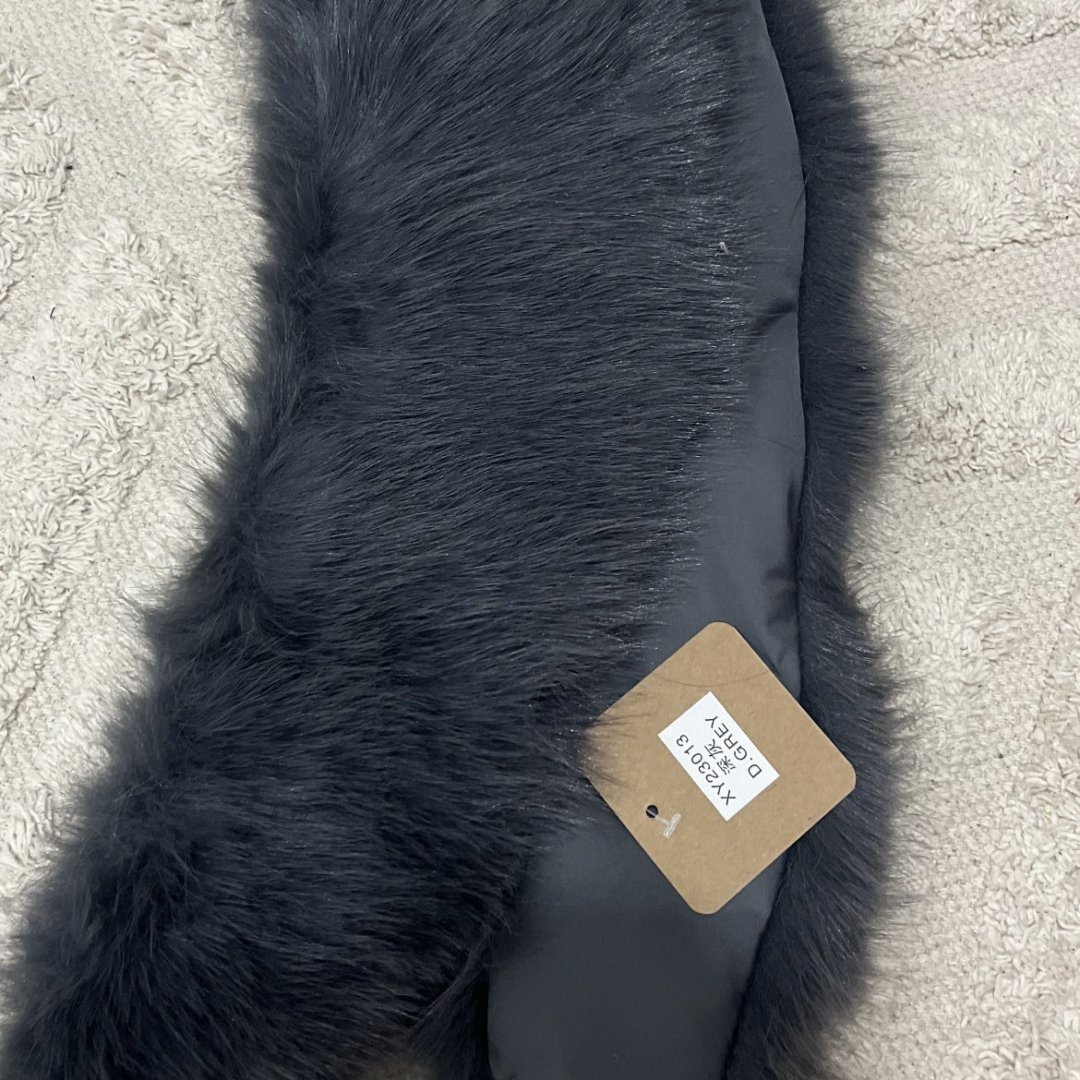 Cuello de pelos abrigos